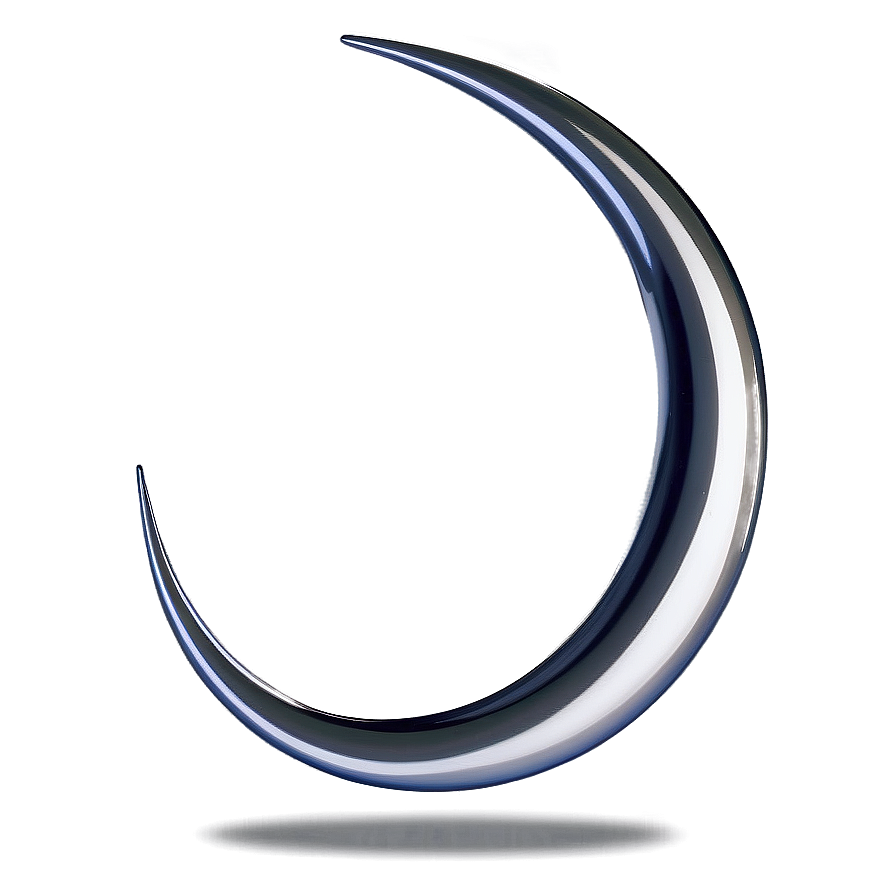 Silver Crescent Symbol Png Pjf74