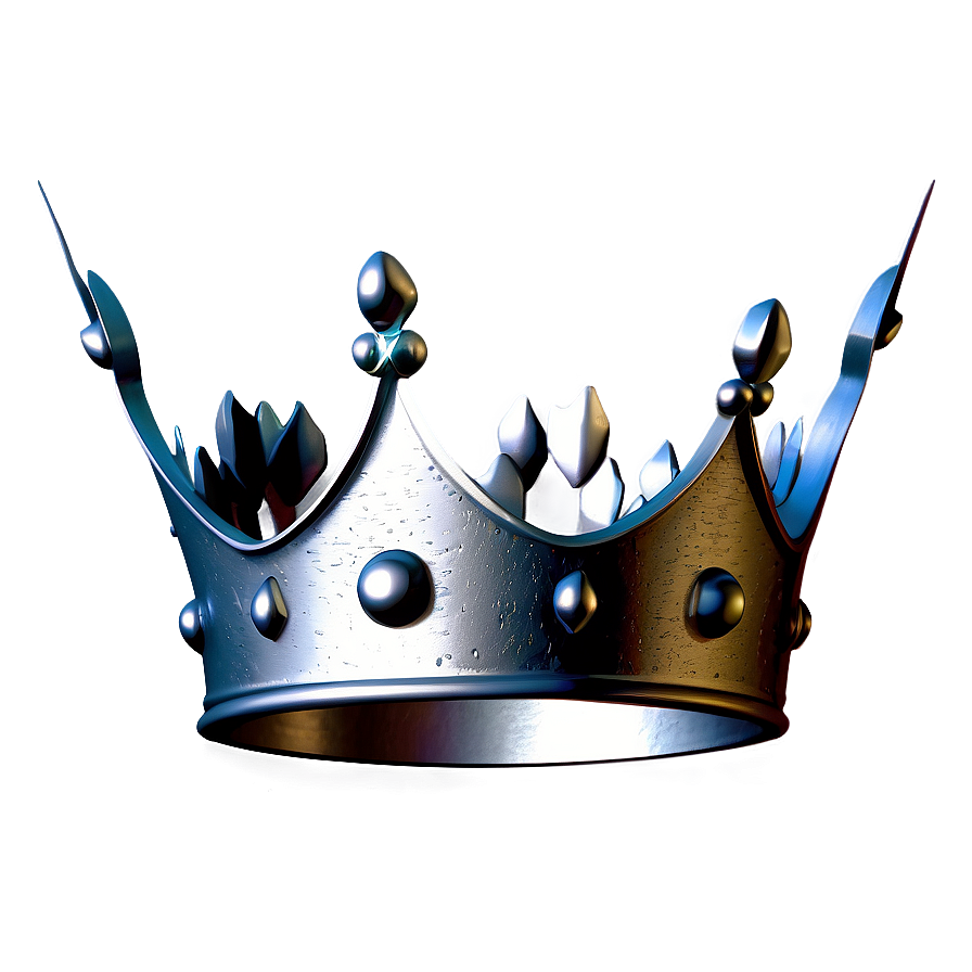 Silver Crown Design Png Hpj