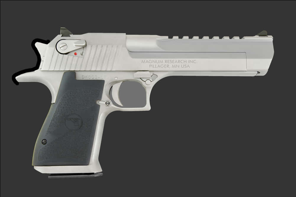 Silver Desert Eagle Pistol