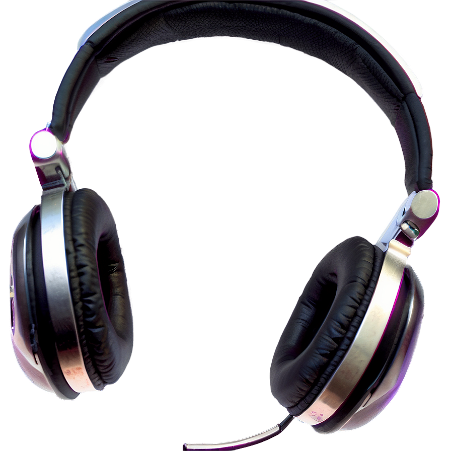 Silver Dj Headphones Png 99