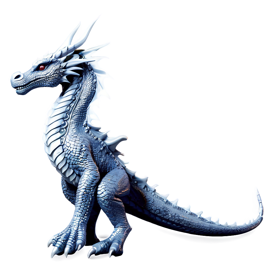 Silver Dragon Mythical Png Hbh