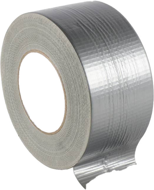 Silver Duct Tape Roll