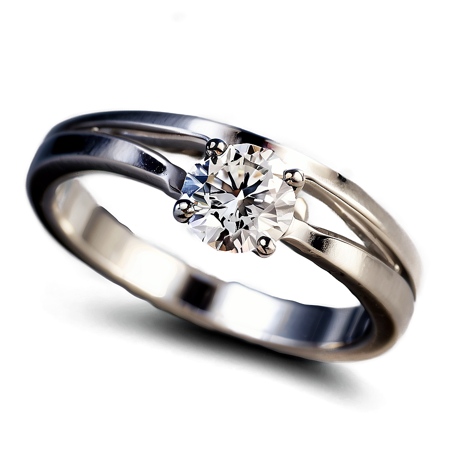 Silver Engagement Ring Png Gmh50