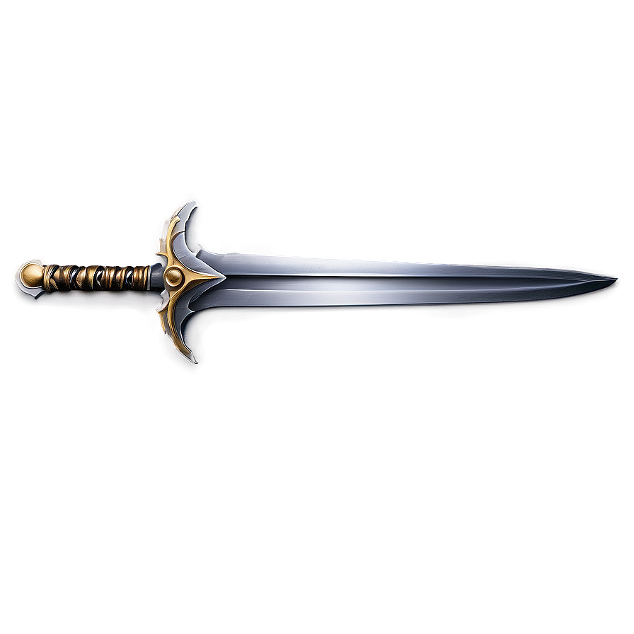 Silver Excalibur Sword Png 06292024