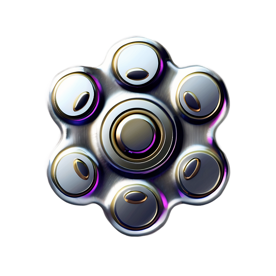 Silver Fidget Spinner Png Ike19