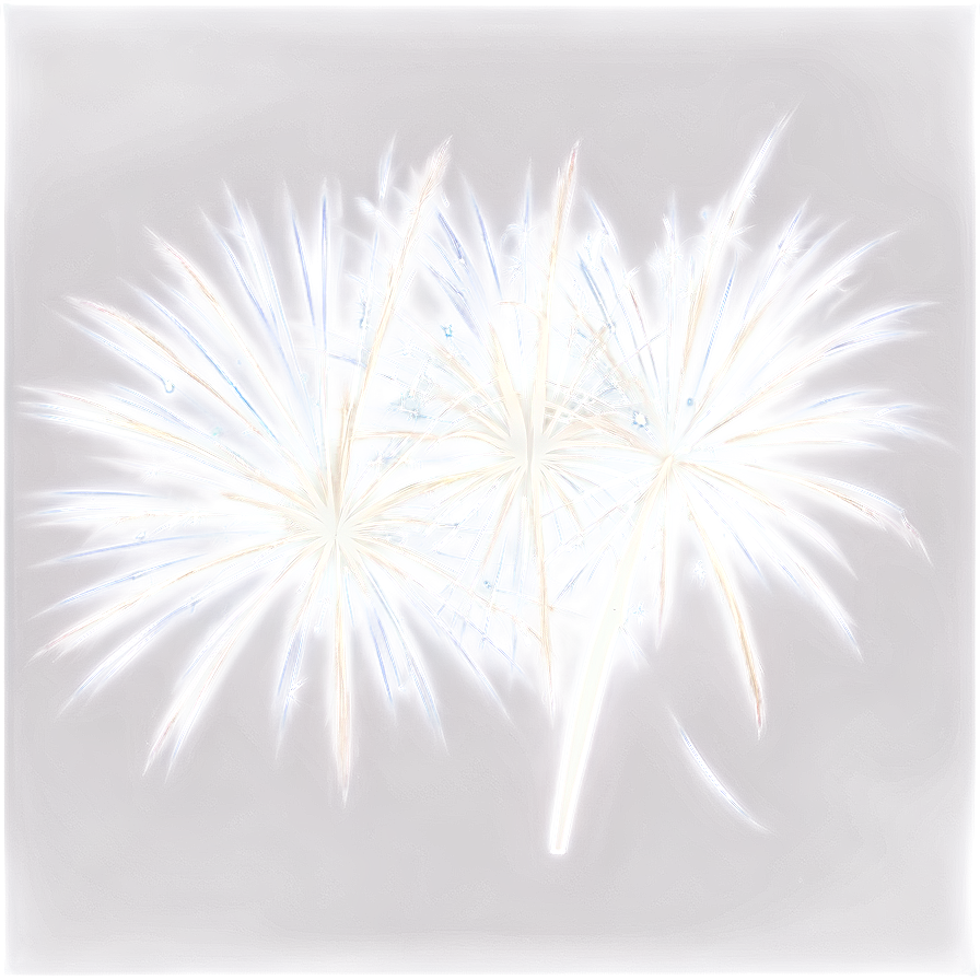 Silver Fireworks Sparkle Png 06112024