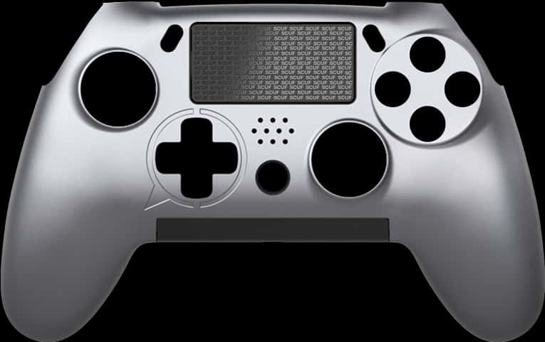 Silver Game Controller Top View