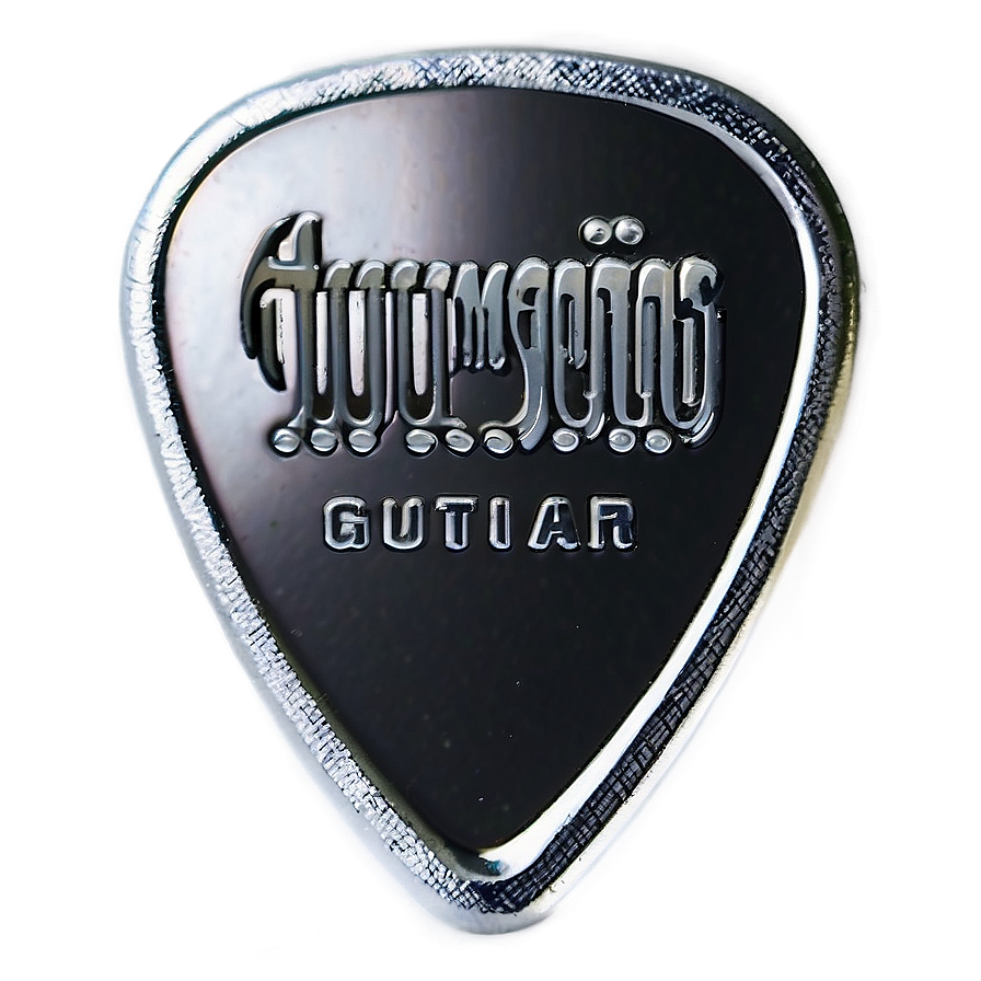 Silver Guitar Pick Png 46