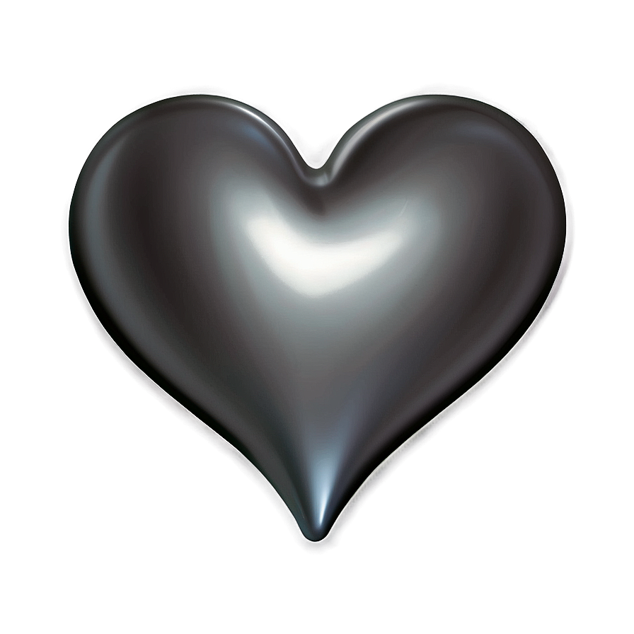 Silver Heart Emoji Png 20