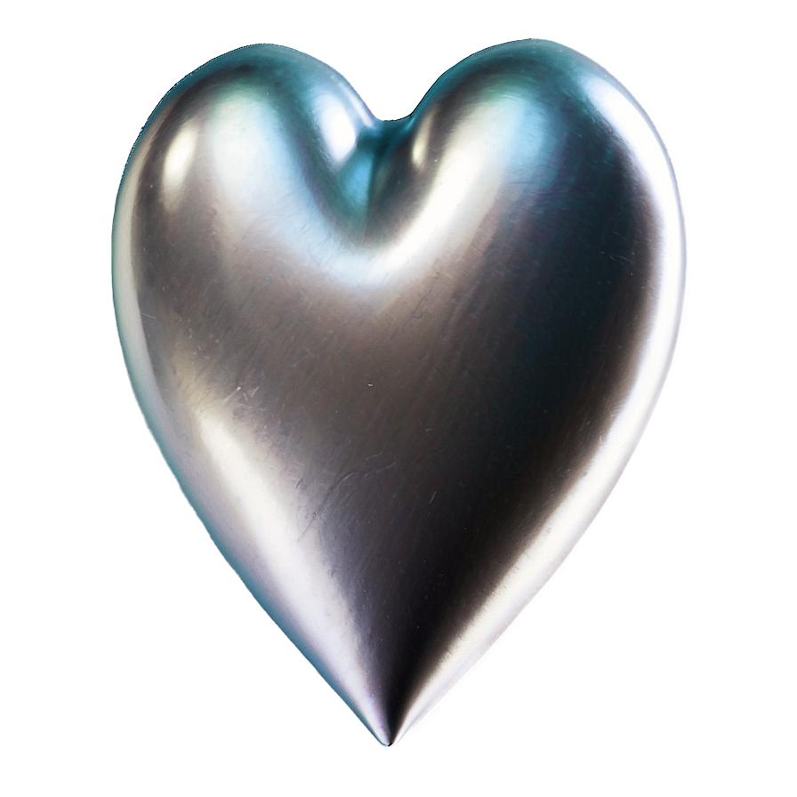 Silver Heart Emoji Png Emd43