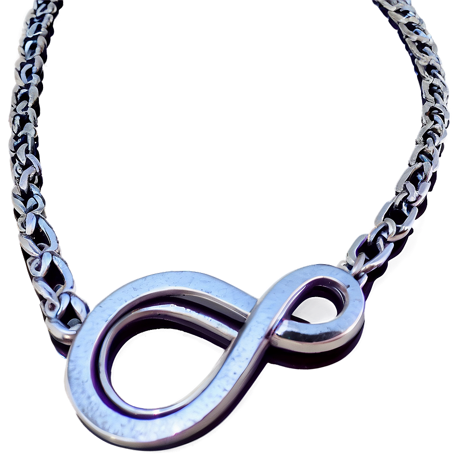 Silver Infinity Necklace Png Fvi16