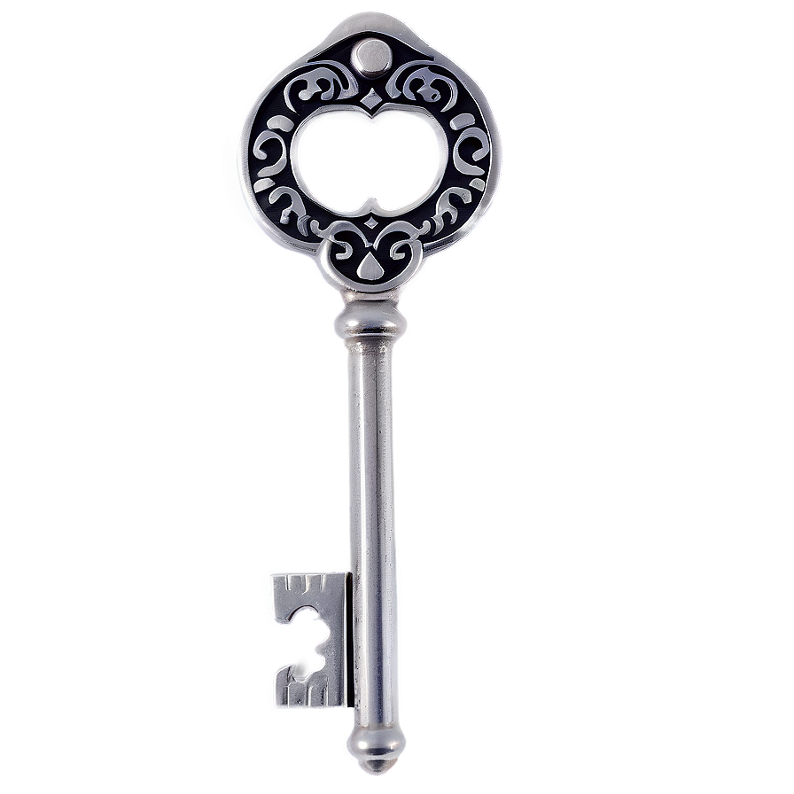 Silver Key Vintage Png Kgo43