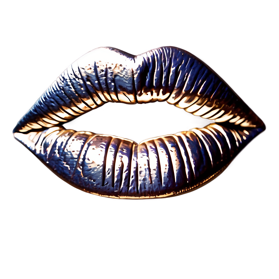 Silver Kissy Lips Png Ivv