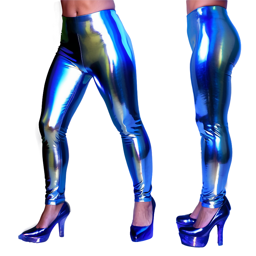 Silver Latex Leggings Png 06292024