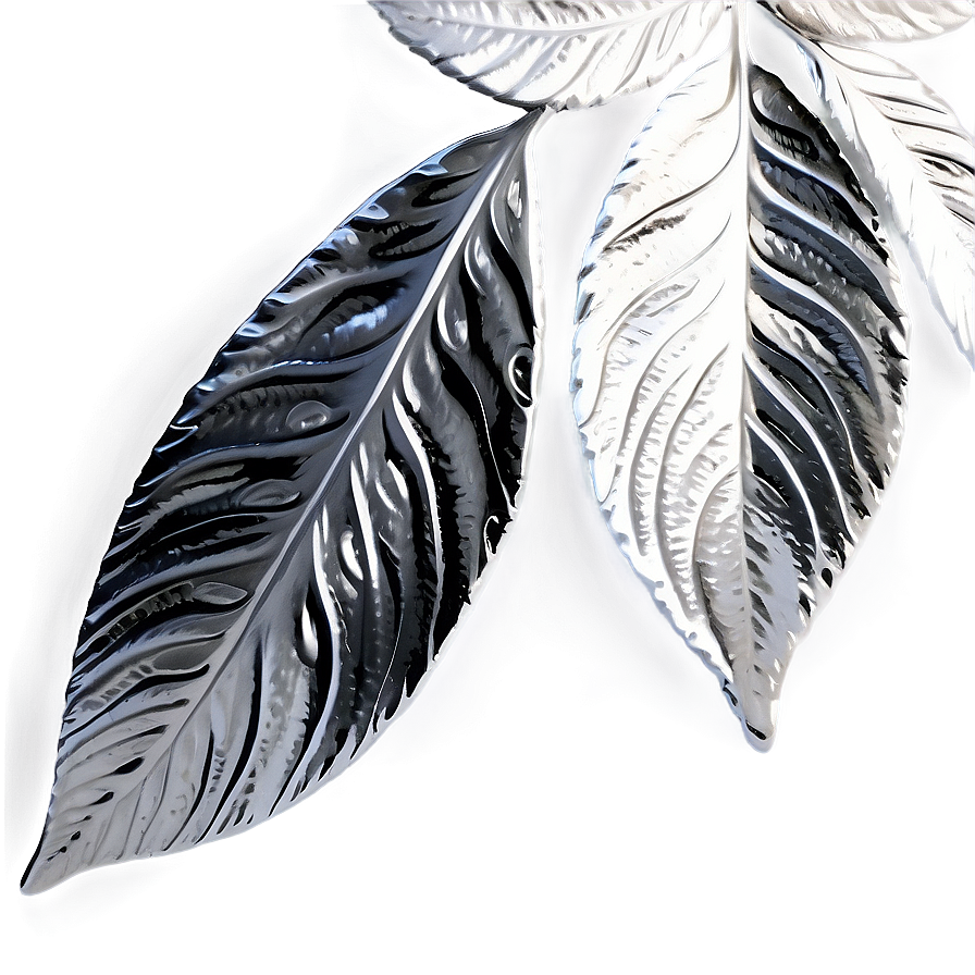 Silver Leaf Nature Png 06112024