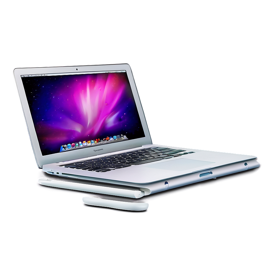 Silver Macbook Png 05062024