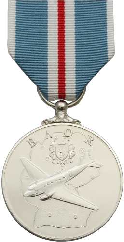 Silver Medalwith Airplaneand Map