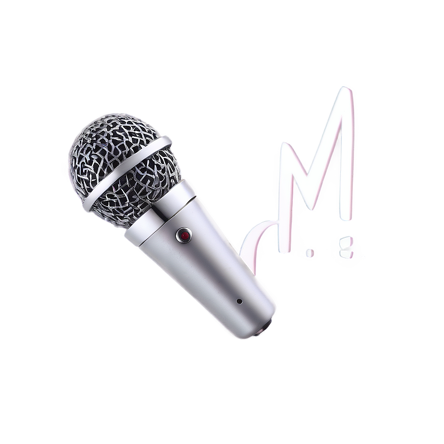 Silver Microphone Png 3