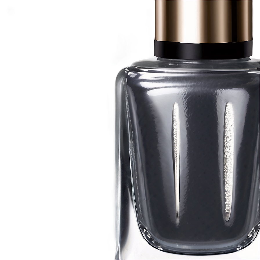 Silver Nail Polish Bottle Png 06292024