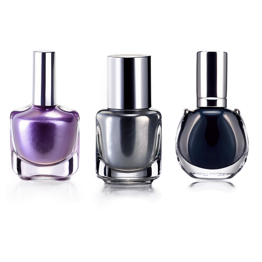 Silver Nail Polish Bottle Png 82