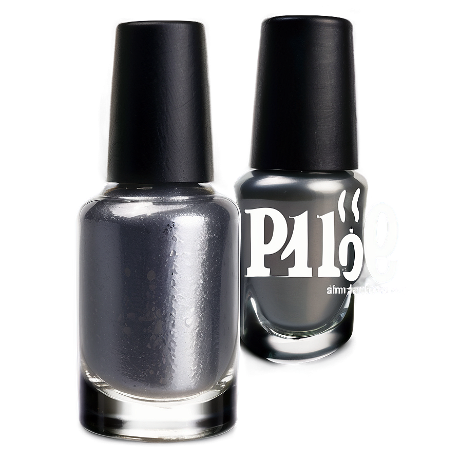 Silver Nail Polish Png Cfo31