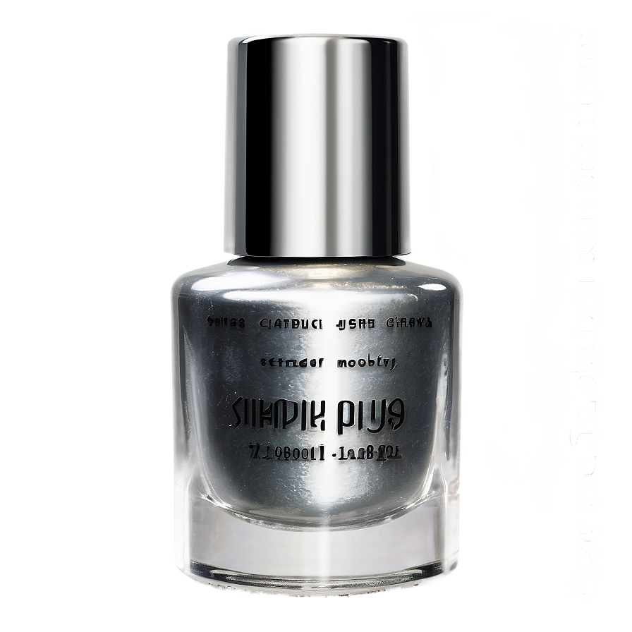 Silver Nail Polish Png Wbs