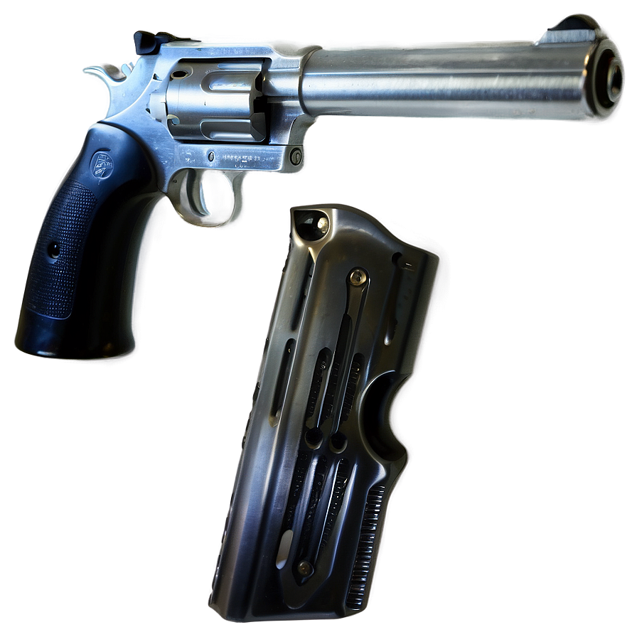 Silver Pistol Png Crt