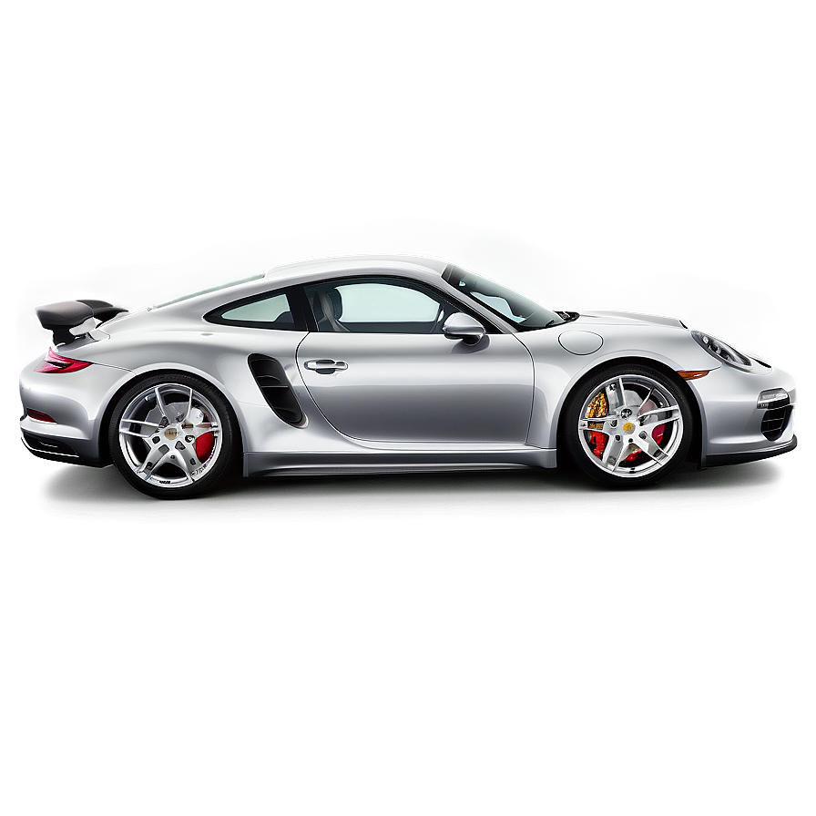 Silver Porsche Png 05062024