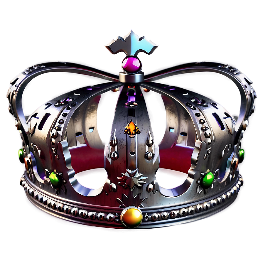 Silver Prince Crown Illustration Png Rqc