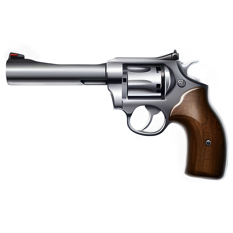 Silver Revolver Icon Png 80