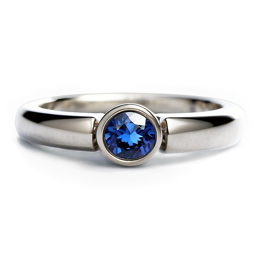 Silver Ring With Birthstone Png Ypn