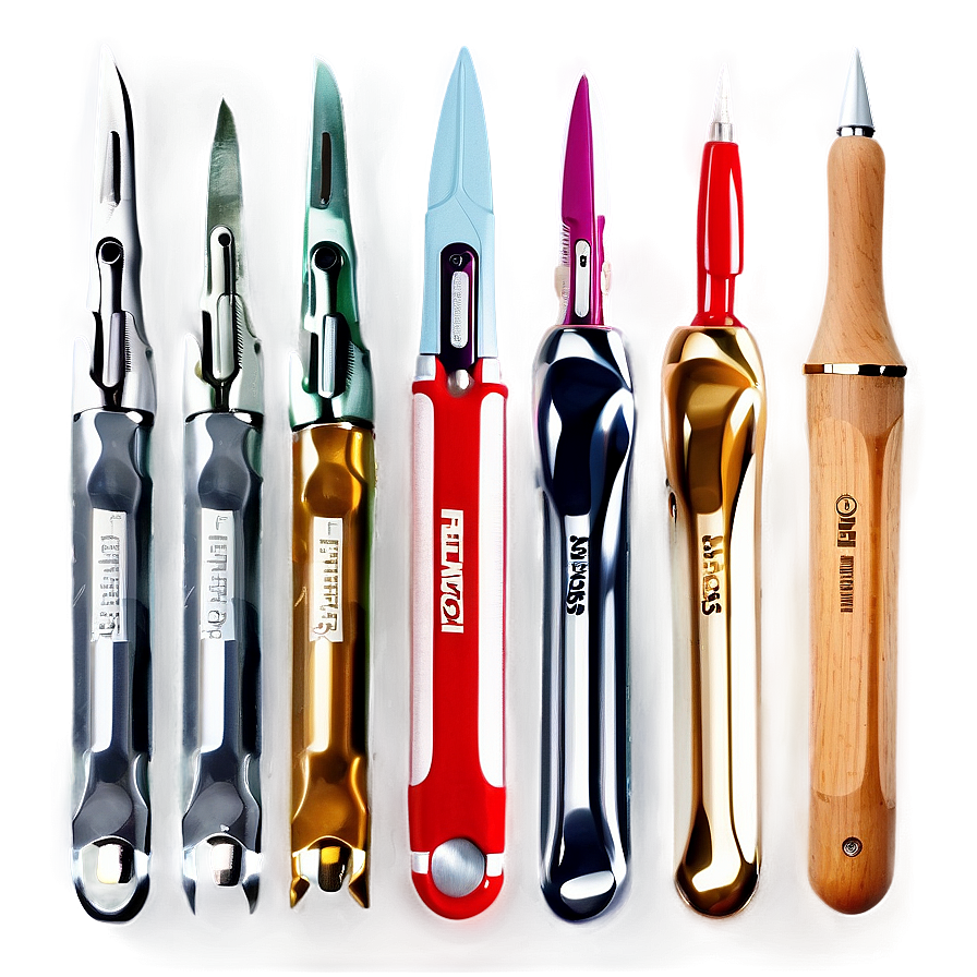 Silver Scalpel Tool Png 92