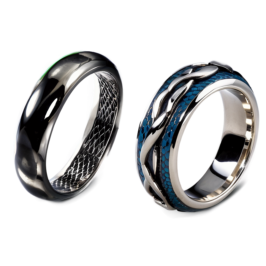 Silver Snake Ring Png 95