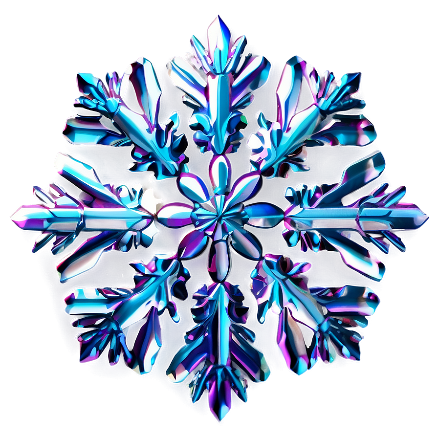 Silver Snowflake Design Png Mje49