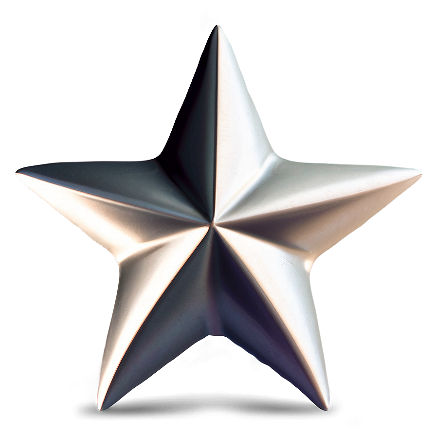 Silver Star Clipart Png 06202024