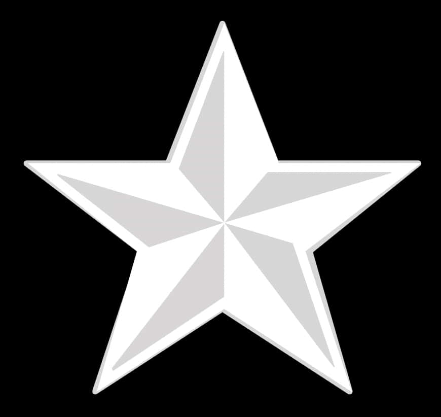 Silver Star Graphicon Black Background