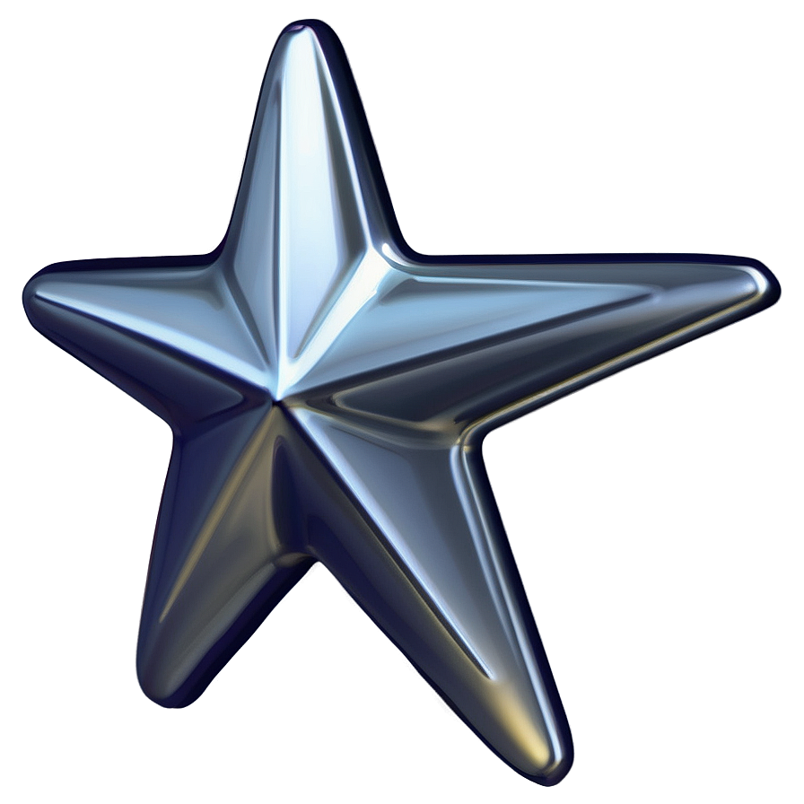 Silver Star Icon Png 33