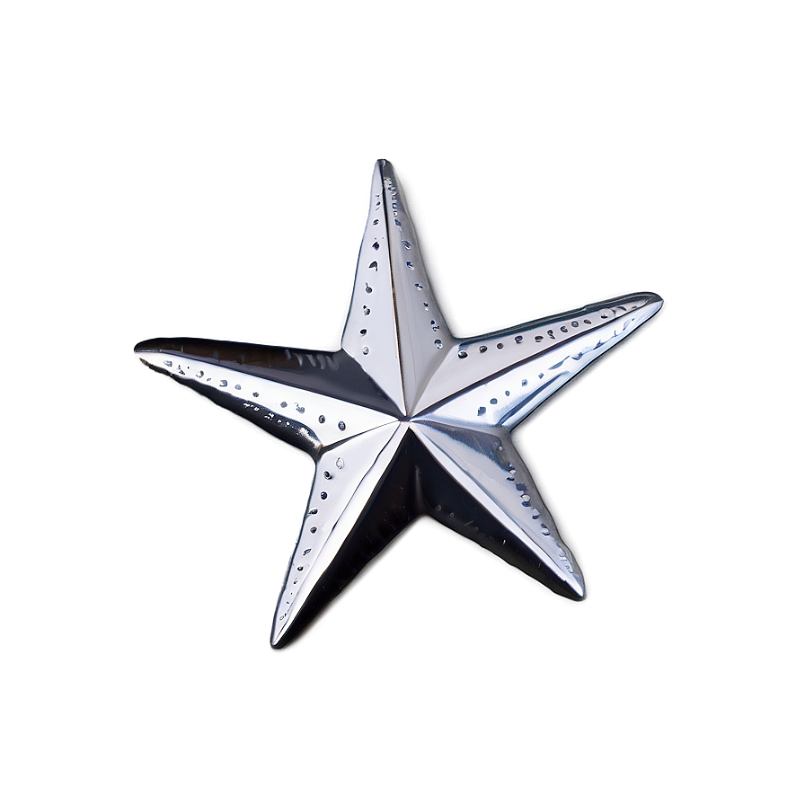 Silver Star Pattern Png Ggp24