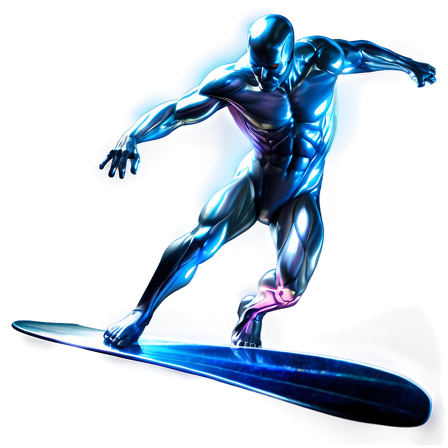 Silver Surfer Celestial Background Png 06202024