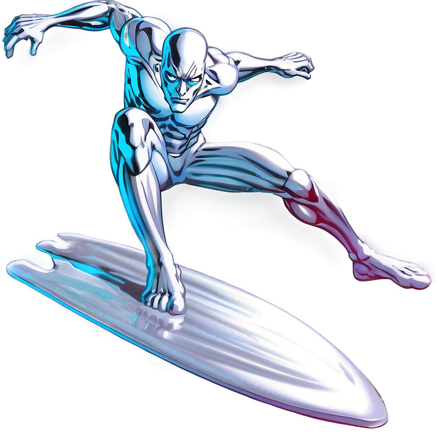 Silver Surfer Marvel Art Png Uju50