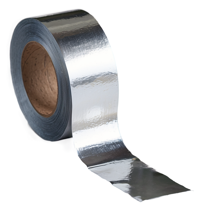 Silver Tape Metallic Overlay Png 06282024