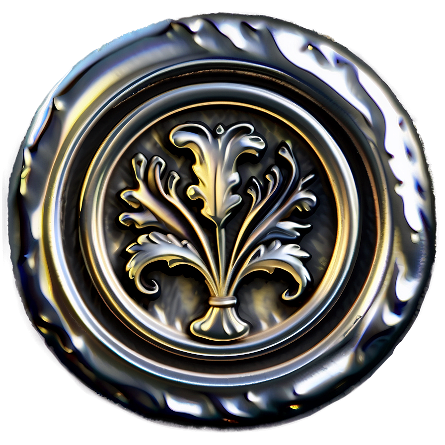 Silver Wax Seal Png 46