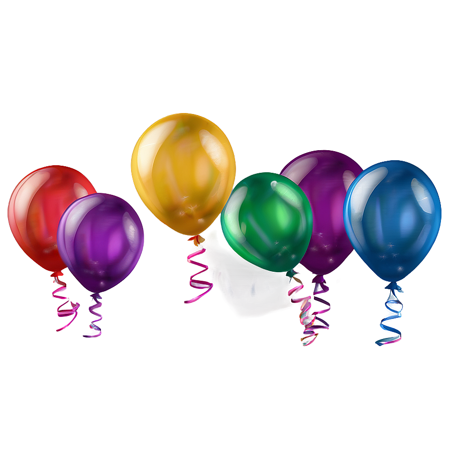 Simple Birthday Balloons Png Rlm