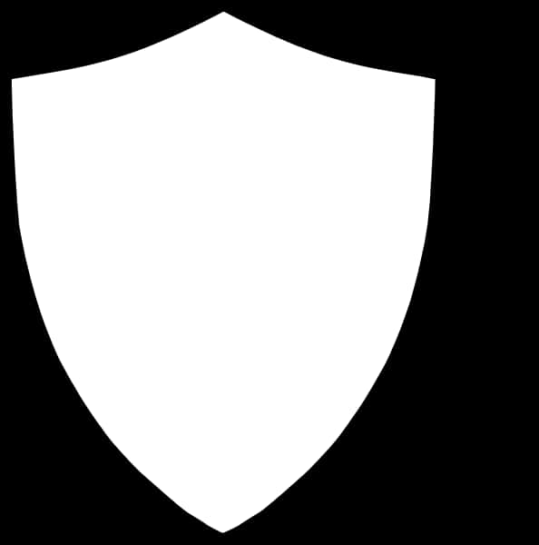 Simple Black Shield Icon