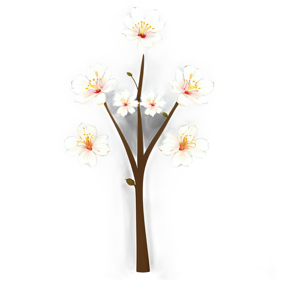 Simple Blossom Art Png 06202024