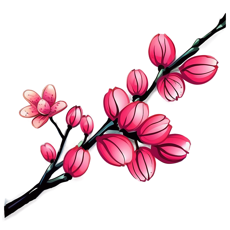 Simple Blossom Art Png Ykd