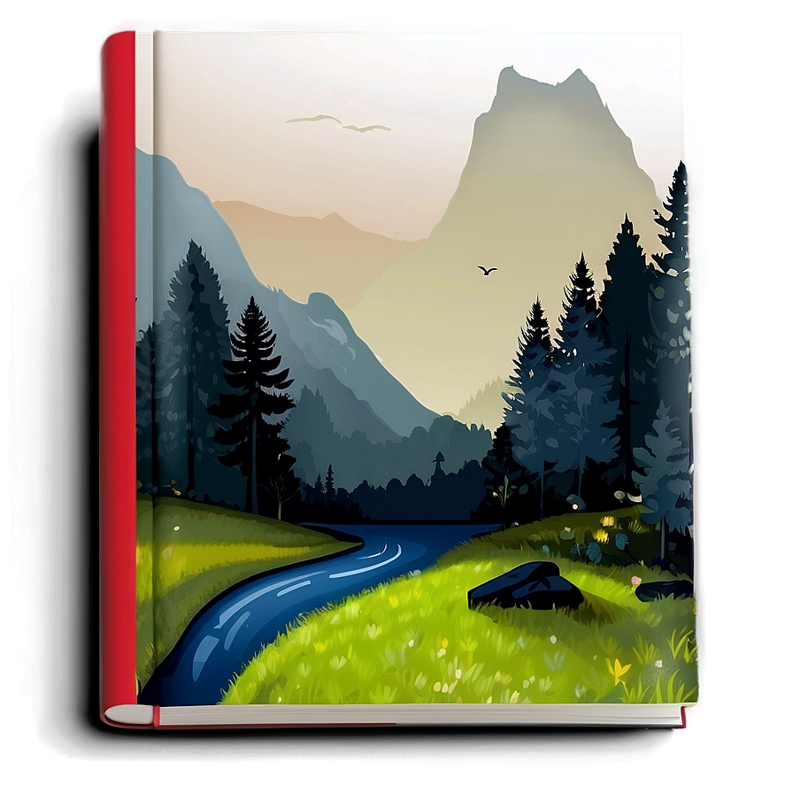 Simple Book Cover Design Png Mrb