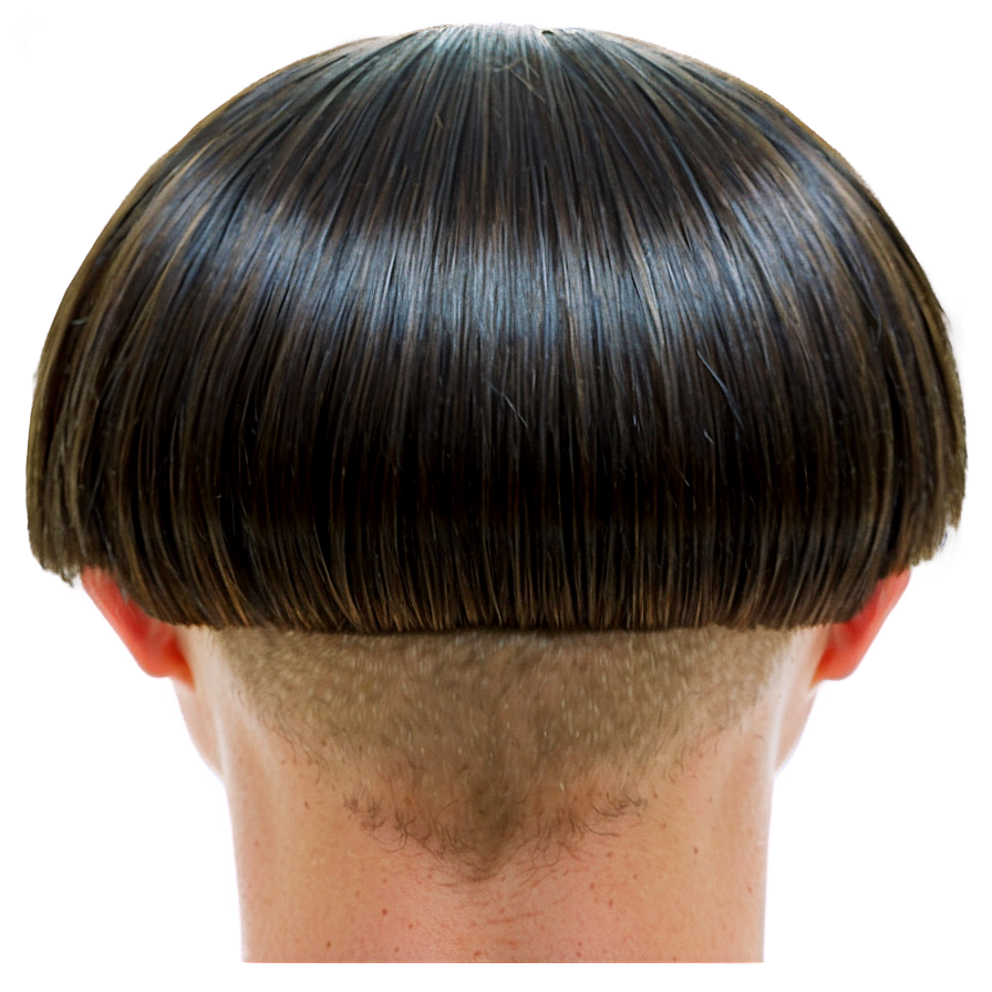 Simple Bowl Haircut Design Png Uan