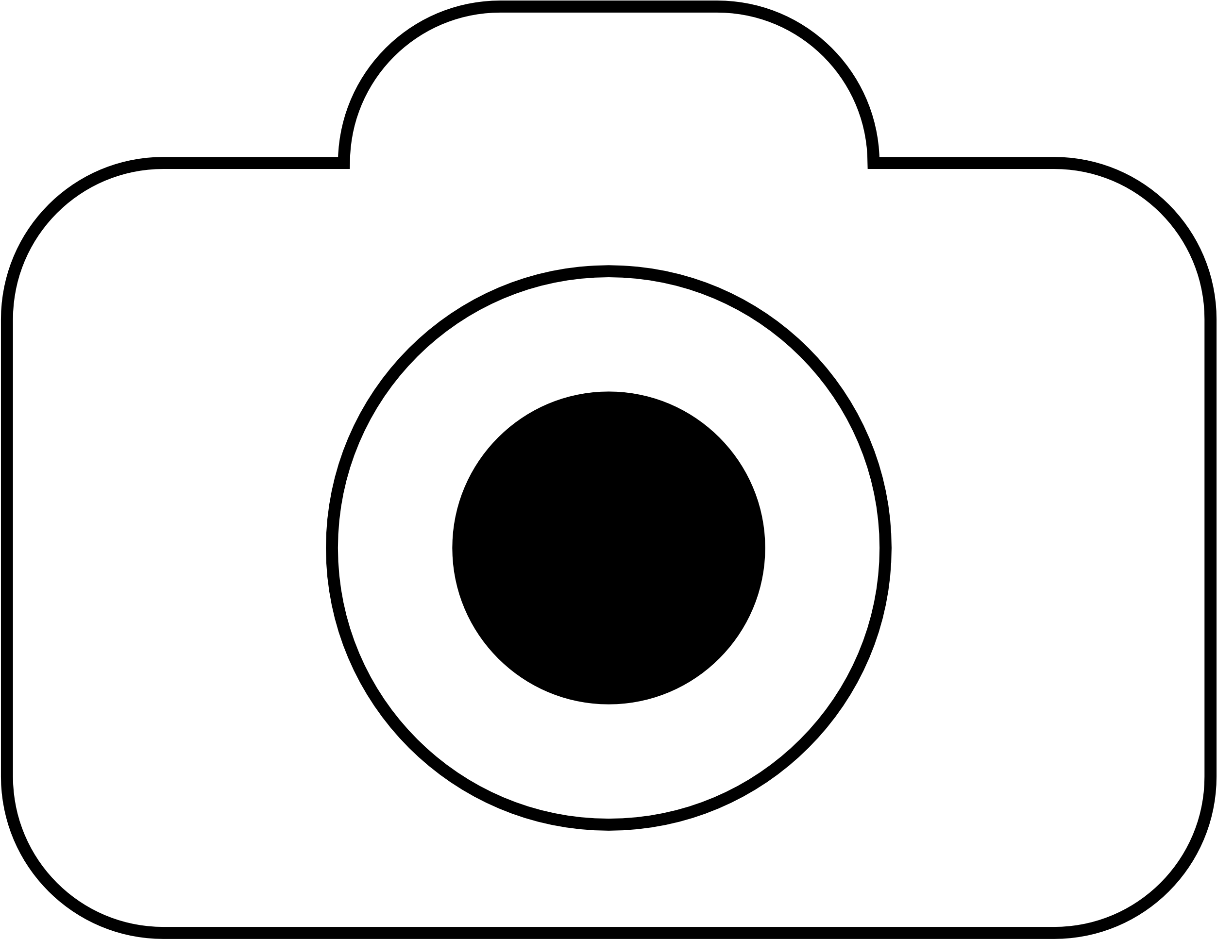 Simple Camera Icon Vector