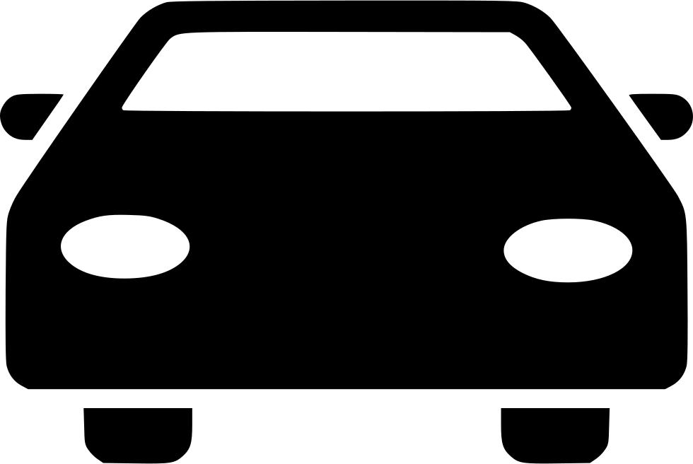 Simple Car Silhouette Graphic